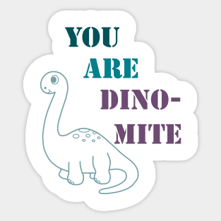 Dino-mite Sticker